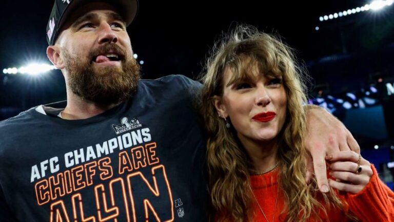 Taylor Swift and Travis Kelce